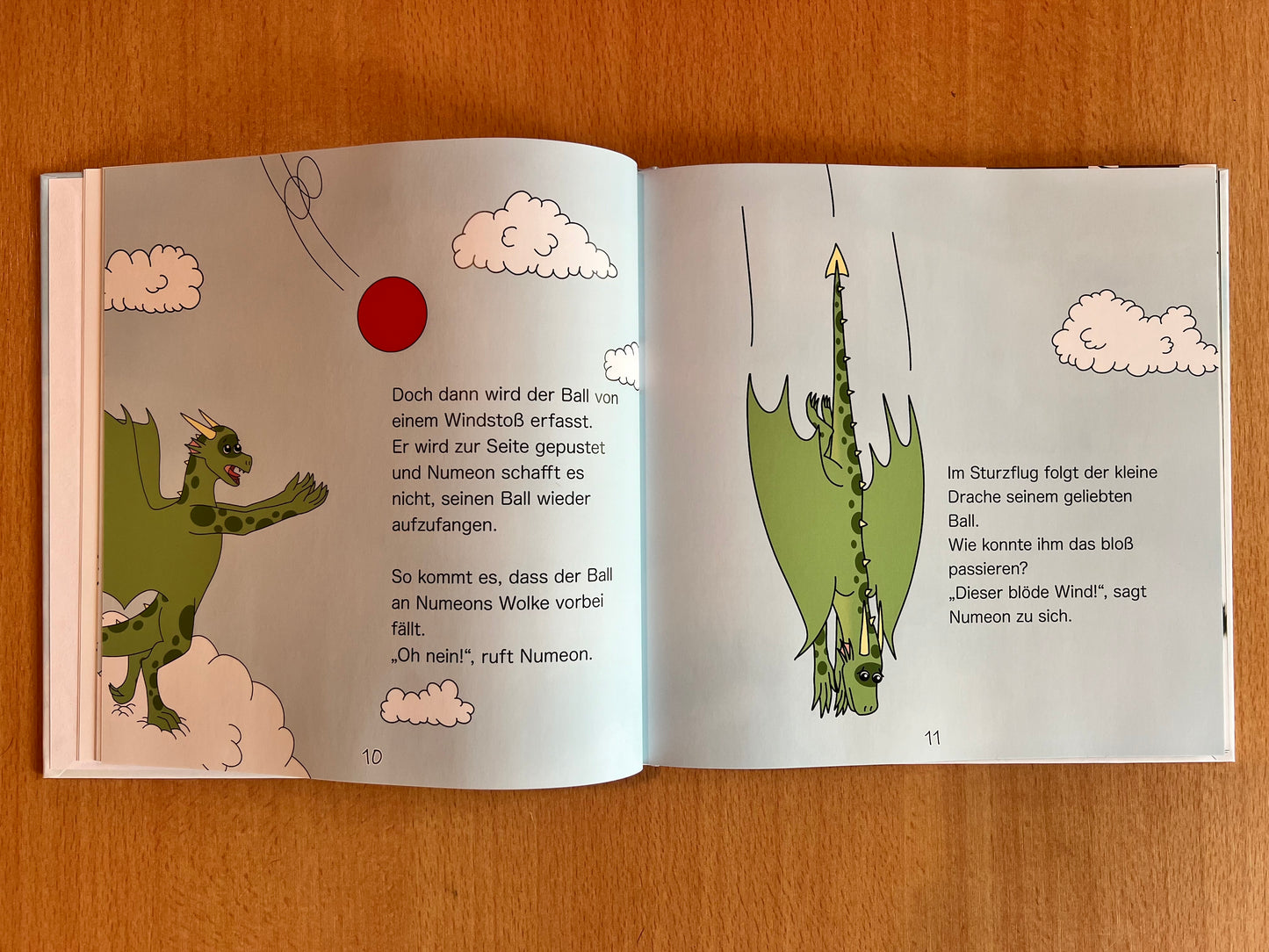 Kinderbuch "Numeon und der rote Ball"