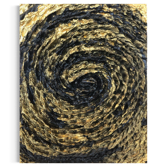 "Golden Spiral" 2023, 20 x 25 cm