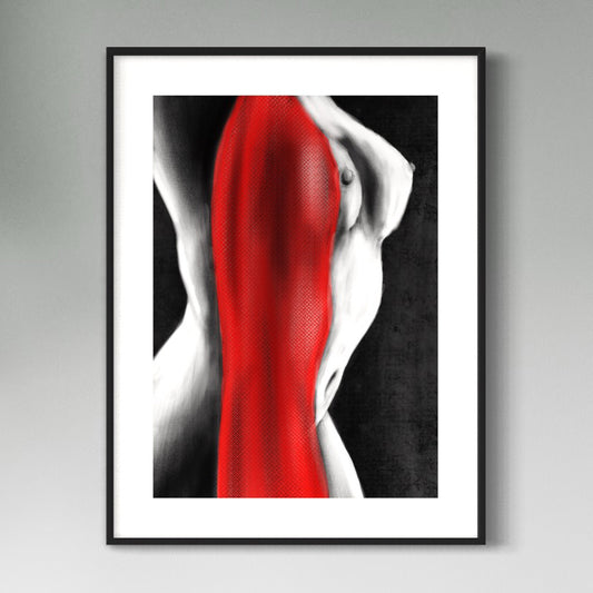 Kunstdruck "Rotes Tuch"